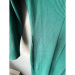 DKNY  Women's Ribbed Knit Sweater Dress Green Medium Photo 7