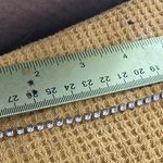 Elegant Silver Tennis Bracelet Photo 0