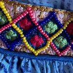 Anthropologie  Bhanuni by Jyoti Jina Blue Halter Gypsy Beaded Sz XS #2121 Photo 12