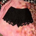 Shinestar Black Lace Shorts Photo 5