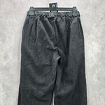 Diane Gilman 004.  Black Pullon Elastic Waist Denim Pants Jean Medium Photo 4