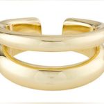 Loren Stewart X Curateur | Deux Open Band Ring | 14K Gold Over Brass| NWT Photo 4