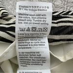 J. Crew Zebra Print Long Sleeve Mock Neck Blouse Ivory Black Lined Size M Size M Photo 8