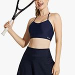 Baleaf Women's Athletic Swim Bralette Modest Bikini Tops Midkini Sports Bra Swimsuit UPF 50 Photo 7