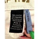 Apt. 9 - Women's White Cut Off Gold Stud Embellished Shorts Size 10. Photo 2