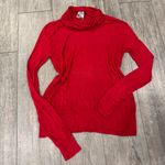 Go Couture  Vibrant Red Cowl Neck Sweater Photo 5