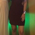 Morgan & Co . burgundy/ maroon mini dress Photo 0