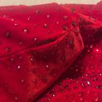 Johnathan Kayne Red Homecoming Dress Photo 5