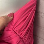 Amanda Uprichard  neon pink one shoulder asymmetric top tie waist Small preppy Photo 7