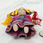 Colorfully Dressed Doll Keychain Keyring Photo 4