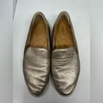 Birdies  Gold Metallic Leather Slip On Sneaker Size 8 Photo 6