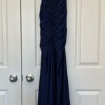 B Darlin Macys navy blue prom dress Photo 3