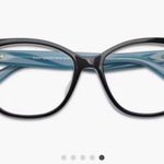 Kate Spade Adrie Black and Mint Eyeglasses with Pink Case Photo 7