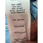 Frame Jeans Le Slouch Denim Medium Wash Straight Button Fly Leg Patch Mending Photo 9