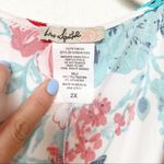 Love Squared Floral Ruffle V-Neck Maxi Dress Size 2X Photo 4