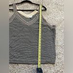 BP Nordstrom Striped Cropped Sweater Tank Top Women's Size 4x 100% Cotton Boho Photo 4