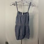 7 For All Mankind 7‎ for All Mankind Blue Denim Sleeveless mini Dress size XS Photo 4