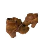 XOXO Rustic Leather Ankle Boots with Buckle Detail Boho Western‎ Cowgirl Style S-81 Photo 4
