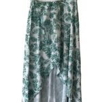 Halara Tropical Leaf Print High-Low Maxi Skirt With Built-In Shorts Palm Print S Photo 2