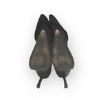 Bebe 𖤐 Over the Knee Stiletto Heeled Pointy Toe Boots 𖤐 Black Vegan Suede 𖤐 Photo 9