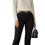 Ralph Lauren LRL Lauren  Black Flare Leg Denim jeans size 14 Photo 0