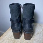 Sorel Womens Size 8 Cate Buckle Waterproof Leather Ankle heel Zip Boots Black Photo 2