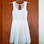 B Darlin White lace skater dress Photo 1