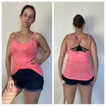 PINK - Victoria's Secret Victoria’s Secret PINK Tank Top Strappy Neon Oversized Small Burnout Photo 2
