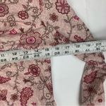 No Boundaries  juniors large y2k vintage Floral V-Neck shirt pink white whimsi gi Photo 5