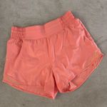 Lululemon Hotty Hot High-Rise Lined Short 4" Coral Kiss Photo 1