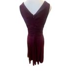 Jessica Howard  MAROON FORMAL KNEE LENGTH JEWELED WAIST DRESS WOMENS SIZE 6 Photo 1