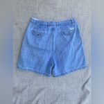 Gloria Vanderbilt Vintage Pleated Denim Shorts - Size 16 Classic 100% cotton Photo 5