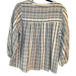 Knox Rose Chambray/ Denim and Cream Striped Top sz xxl Photo 4