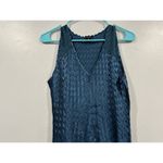 Komarov Ruffle Front Short Jacket Dress Mediterranea Set Medium M NWOT Blue Photo 5