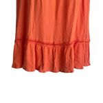 And The Why Women Tunic Top S Orange Crochet Paisley Gauzy Lace Cottage Boho Y2K Photo 6