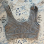 Youngla ribbed sports bra size xs Gray Photo 0