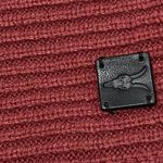 ALL SAINTS NWT Ribbed Wool Blend Scarf Red One Size 86” Cozy Knit Wrap Photo 4