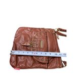 Unionbay Crossbody Bag Cognac Brown Faux Leather Studded Buckle Purse NWT Photo 9