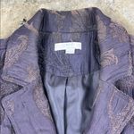 Erin by Erin London Women's Purple Floral Jacket Size: Large Photo 1