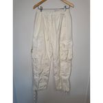 Abercrombie & Fitch Abercrombie White Cream Cargo Pants Photo 2