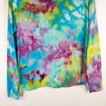 kim rogers Falling in‎ Love  Large Top Handmade Tie Dye Blue Purple Yellow 550 Photo 8
