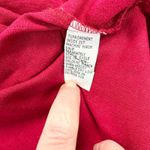 Ease Sport Dress Set Women 12 Dark Floral Linen Rayon Cottagecore Feminine Retro Red Photo 7