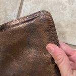 Tory Burch REVA METALLIC COPPER/BRONZE DISTRESSED LEATHER CLUTCH SHOULDER BAG Photo 12