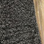 Apt. 9  Sparkly Black Silver Double Layered Sequin Long Sleeve Sweater, Large Photo 6