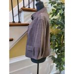 Gianni Bini  brown tweed wool blend elbow sleeve jacket Small Photo 4