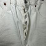 Levi's  Premium 501 High Rise White Denim‎ Shorts Button Fly Womens Size 31 Photo 1