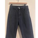 Princess Polly  Black Marseille High Waisted Cropped Leg Jeans Size 4 Photo 1
