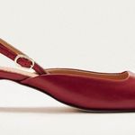 ALOHAS Alohos Lindy Bliss Red Leather Pumps Photo 0