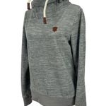 Naketano Signature Grey Cowl Neck Sweatshirt Jumper Pullover Size Medium Photo 8