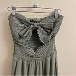 Reformation  Hibiscus Strapless Maxi Dress in Seafoam Size Small Photo 4